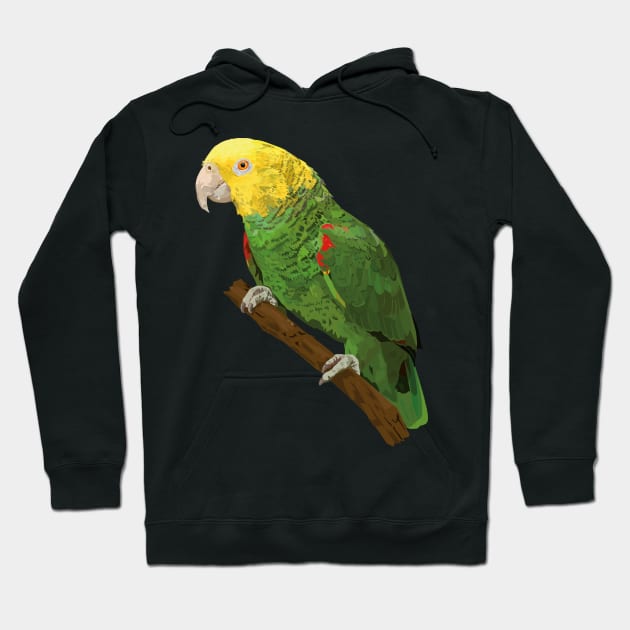 Yellow-headed Amazon Hoodie by obscurite